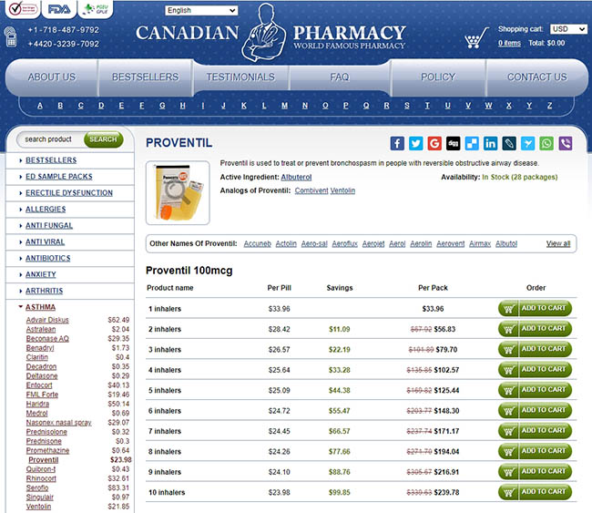 Albuterol for cough - buy albuterol without prescription online